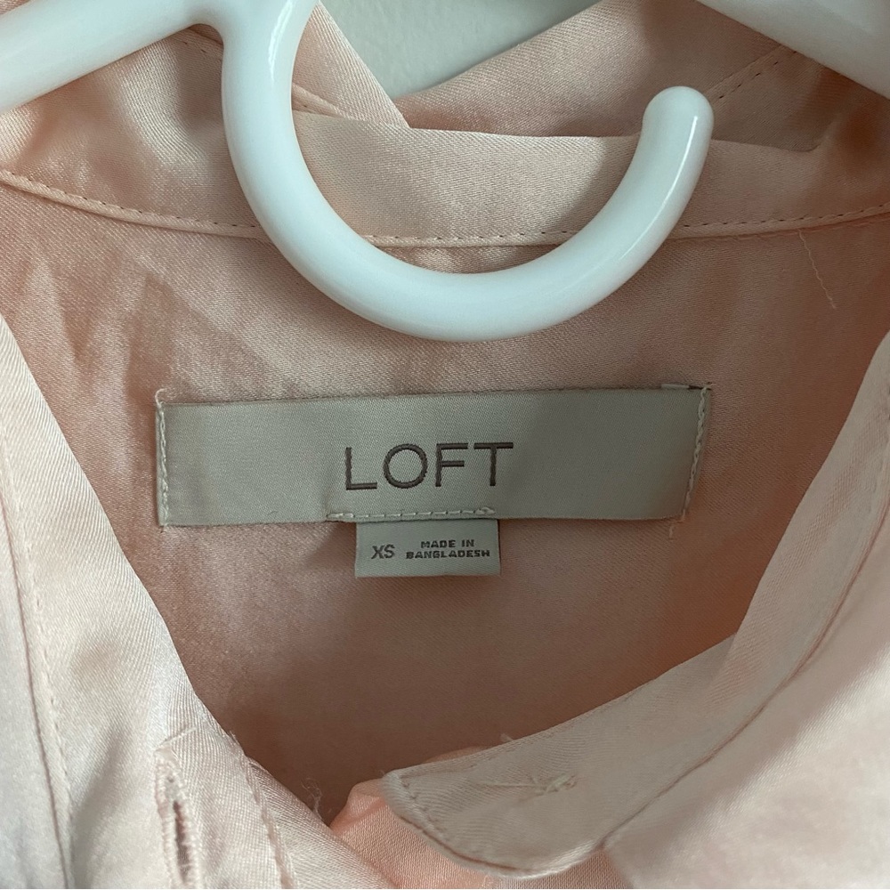 Loft Button Down Collared Blouse - image 4